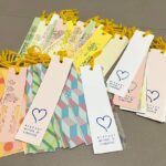 Book Marks made by MWS artists to distributing migrants during book distribution activists